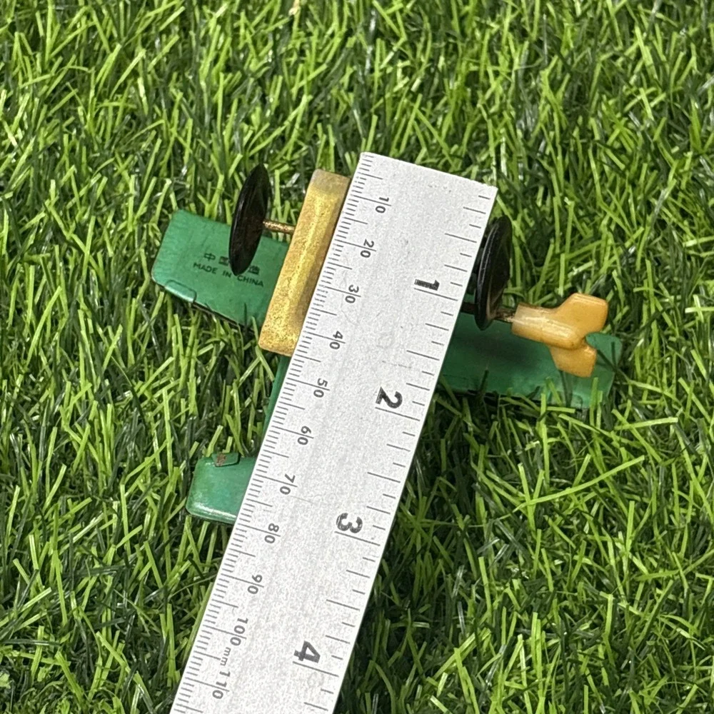 Vintage Tin Wind Up Flying Plane Toy Made in China Late 60s Early 70s Decor